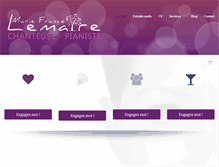 Tablet Screenshot of mariefrancelemaire.com